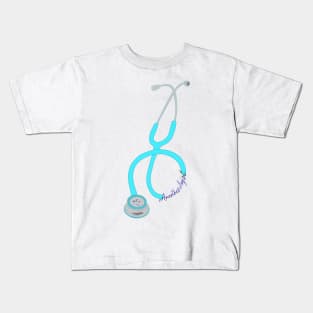 Anesthesiologist’s stethoscope Kids T-Shirt